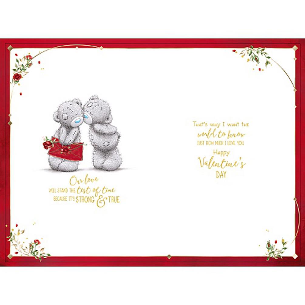 Wonderful Wife Handmade Me to You Bear Valentine's Day Card Extra Image 1